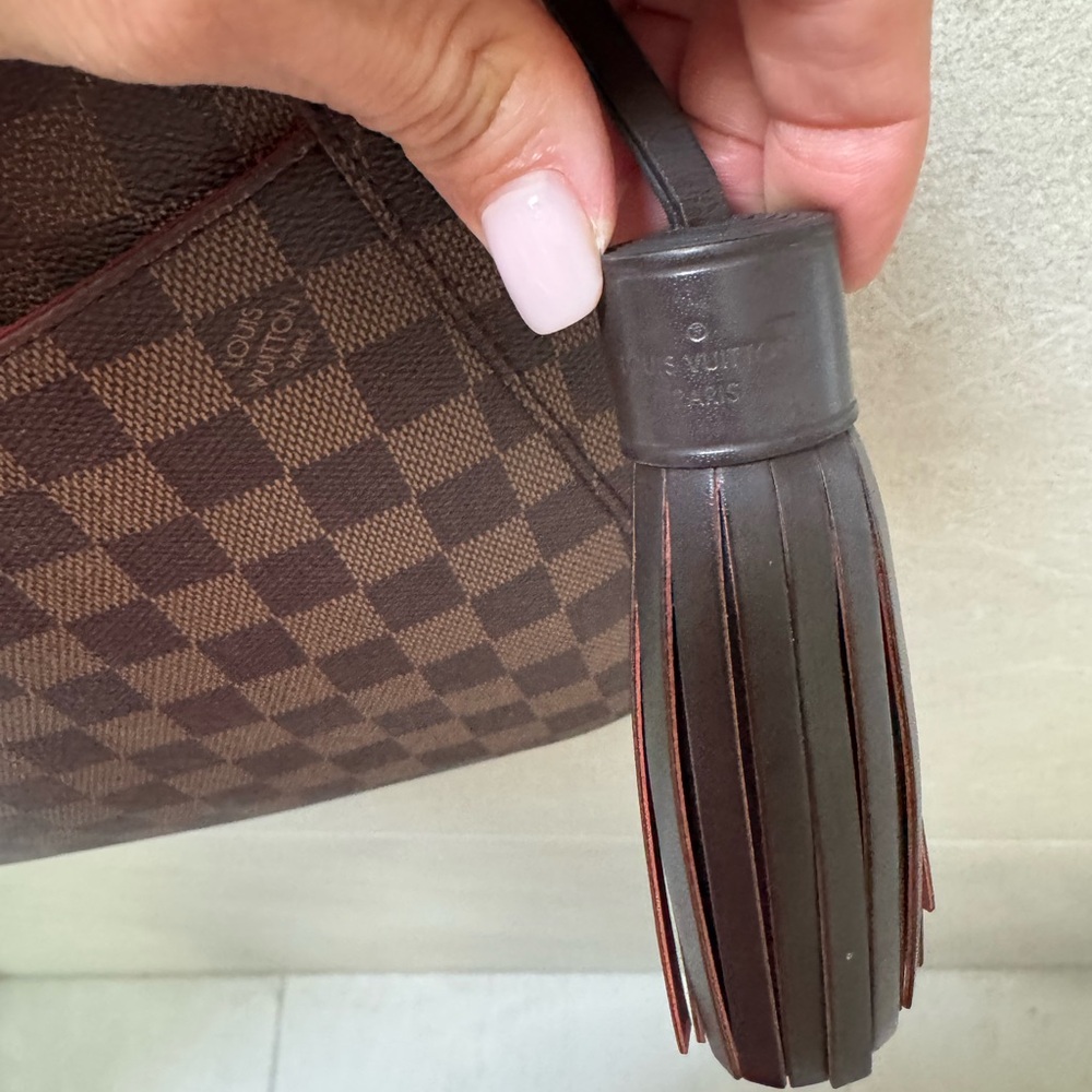 Louis Vuitton South Bank Damier Crossbody Shoulder Bag Ebene - Picture 11 of 16